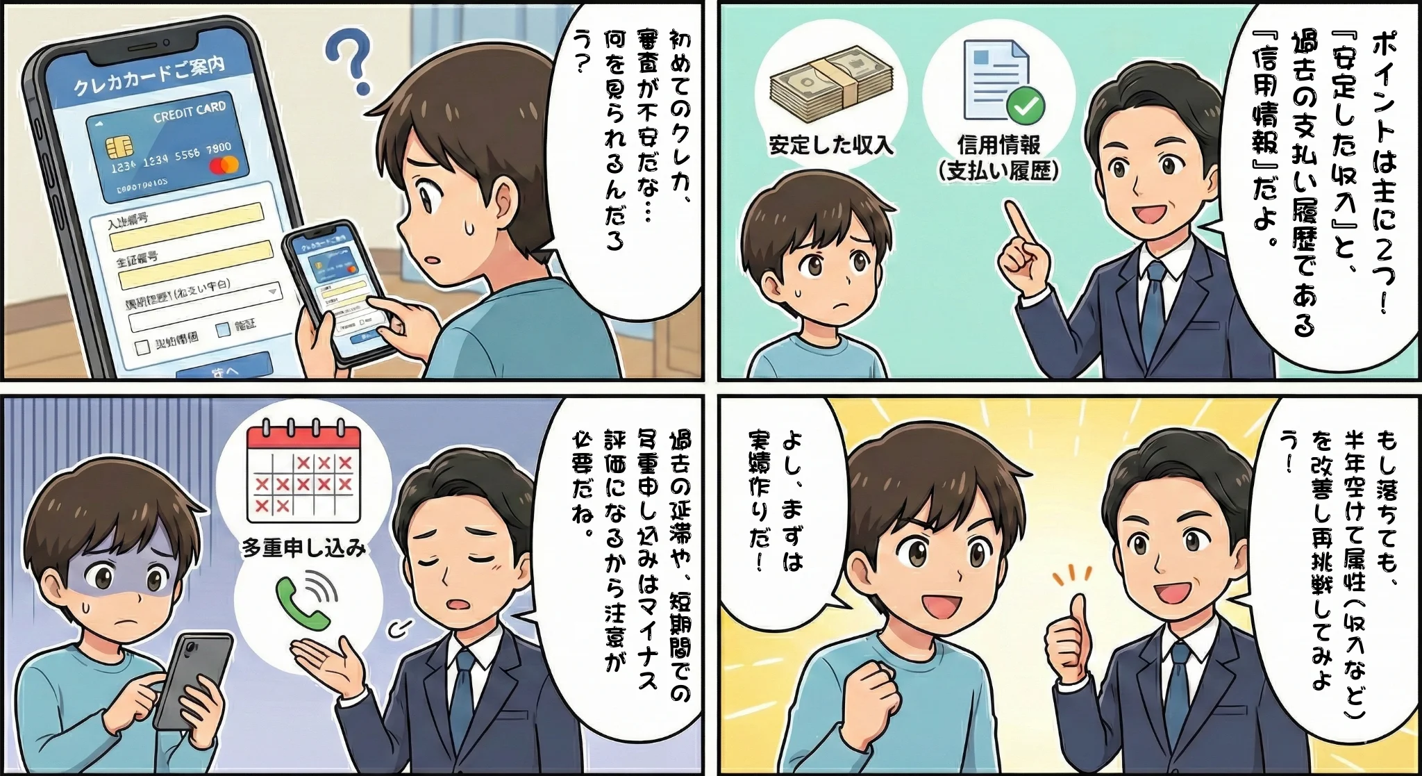 クレジットカードの審査は何を見ている?通過率を上げるための基礎知識