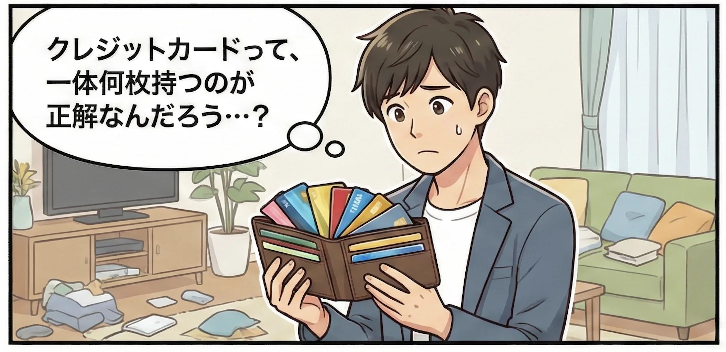 クレジットカードは何枚持つのが正解?管理のしやすさとリスク分散の視点