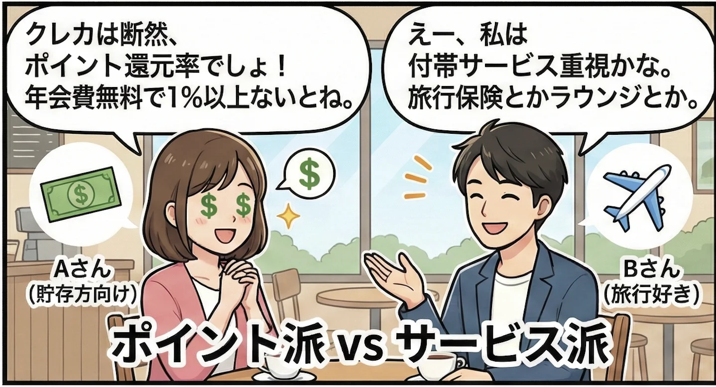 クレジットカードの「ポイント還元 vs サービス還元」完全ガイド