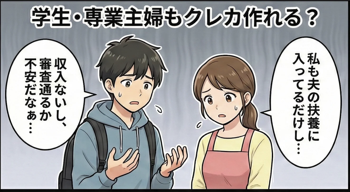 学生・主婦でもクレジットカードは作れる?審査・収入・使い方まで徹底解説
